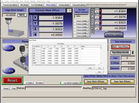 cnc offset vs machine reference